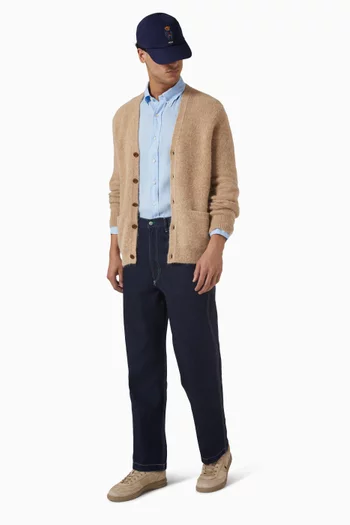 بنطال جينز بقصة ساق مستقيمة دينم