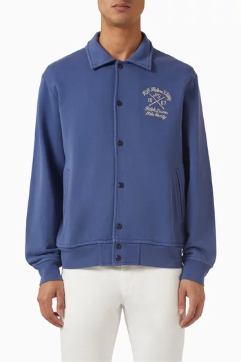 سويت شيرت بيسبول بطبعة قطن