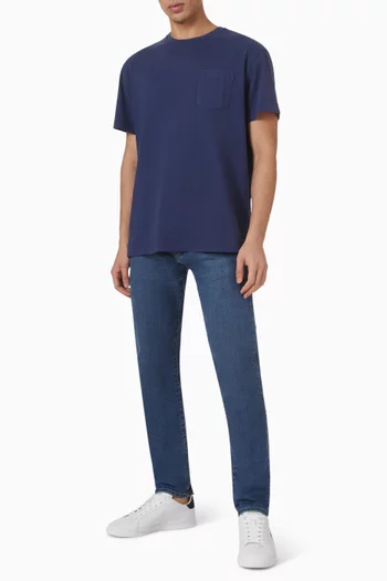 تي شيرت بشعار الماركة قطن جيرسيه