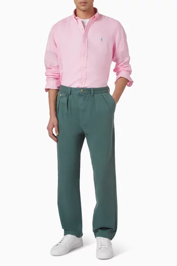 قميص بشعار لاعب البولو على حصان قطن