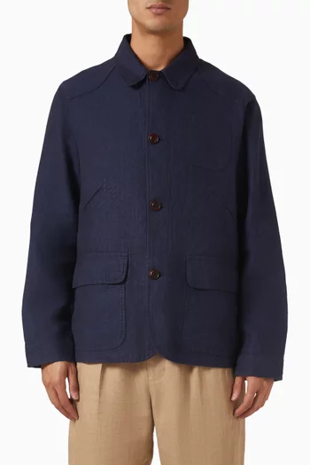 Field Jacket in Linen