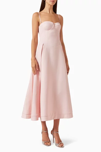 فستان ناديا متوسط الطول