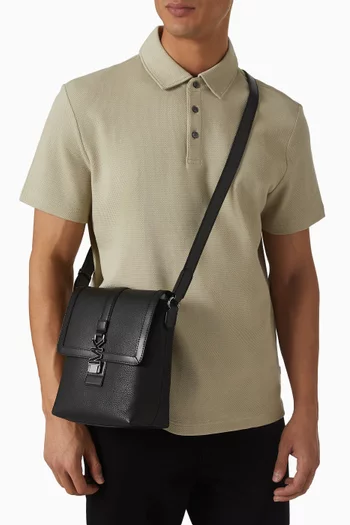 Ezra Crossbody Bag in Leather