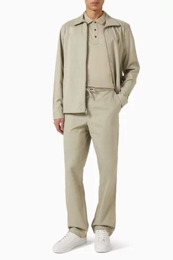 بنطال برباط تضييق قطن مطاطي