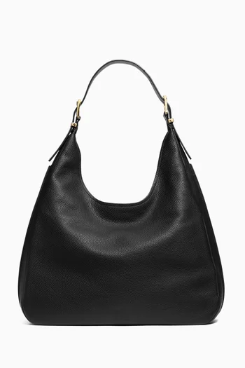 Large Nolita Hobo Shoulder Bag in Pebbled Leather