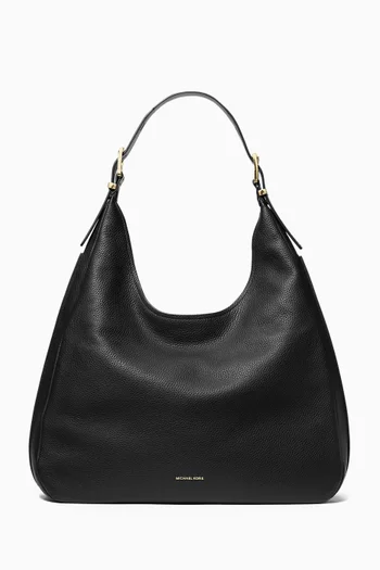 Large Nolita Hobo Shoulder Bag in Pebbled Leather