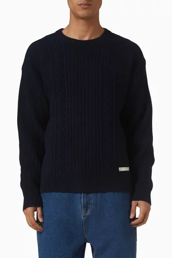 Granddad Knit Sweater in Wool