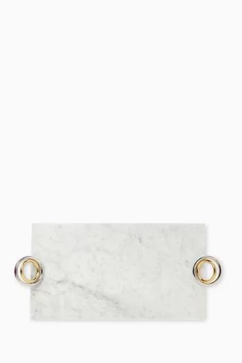 لوحة تقديم الجبن وسكين بحلقات