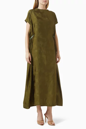 قفطان مزين بكشكش