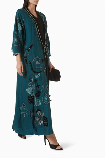 Embroidered Kaftan & Dress Set