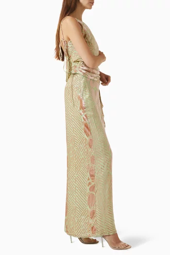 Ventura Printed Top in Viscose Blend