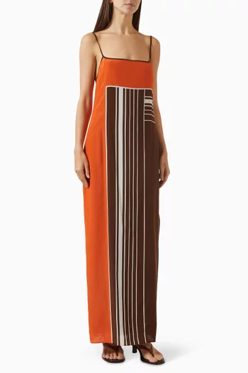 Destino Scoop Slip Dress in Silk