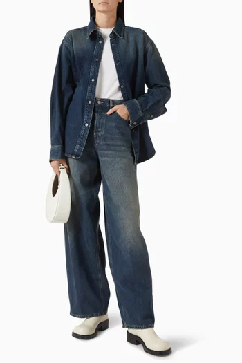 Bethany Wide-leg Jeans in Denim
