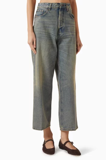 Betty Crop Jeans in Denim