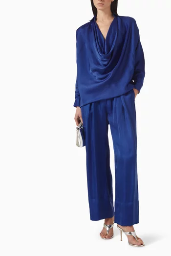 Cowl-neck Top & Pants