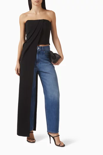 Robin Draped Top in Crepe