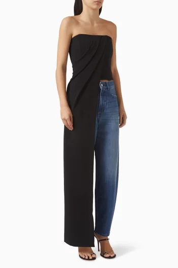 Robin Draped Top in Crepe