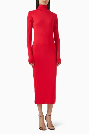 Lydia Bodycon Midi Dress in Jersey