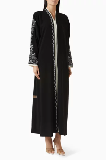Scallop Panel Abaya
