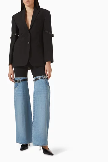 بنطال جيرسيه ودينم