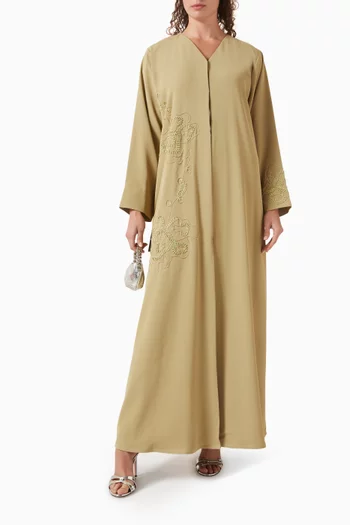 عباية مطرزة بالخرز