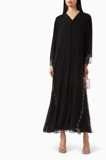 Bead-embellished Abaya