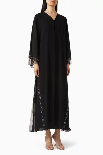 Bead-embellished Abaya