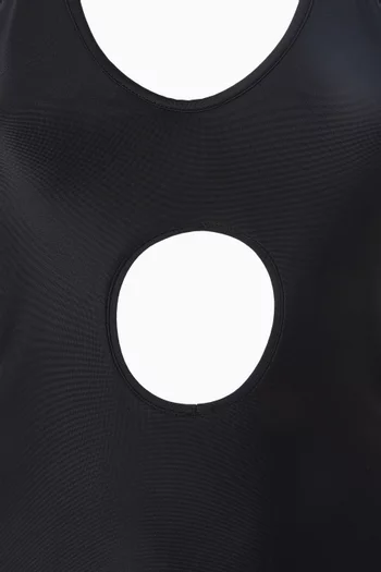 Window Cut-out One-piece Swimsuit