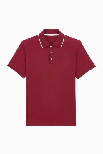 Cassandre Polo Shirt in Cotton Piqué