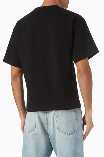 تي شيرت فضفاض بشعار كاسندر قطن