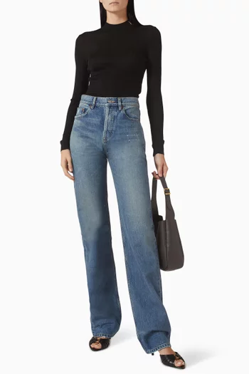 Cassandre Rib Sweater in Silk