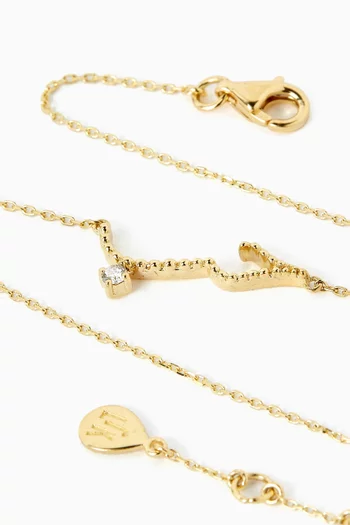 Love Diamond Bracelet in 18kt Yellow Gold