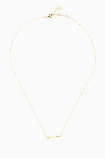 Love Diamond Necklace in 18kt Gold