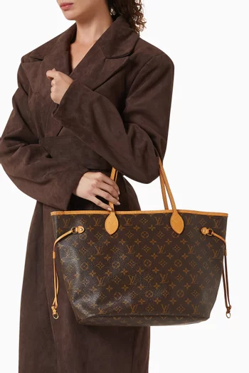 حقيبة نيفرفول ام ام بيد علوية قنب بنقشة شعار الماركة