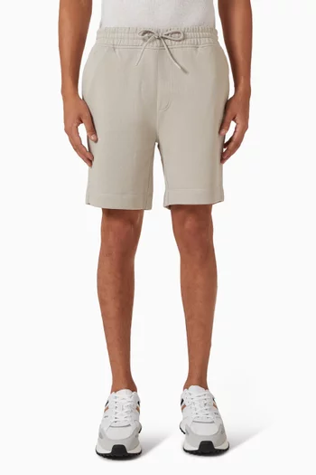 Logo Badge Shorts in Cotton-terry