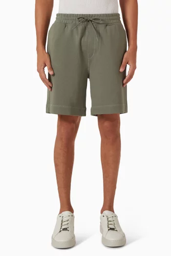 Logo Badge Shorts in Cotton-terry