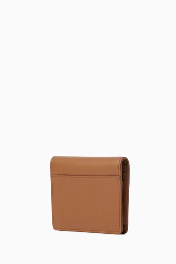 DG Flap Wallet in Smooth Leather