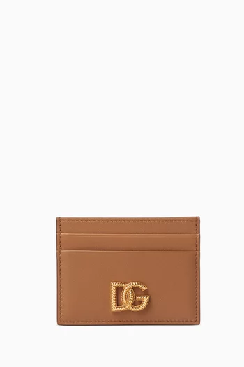 DG Card Holder in Smooth Leather