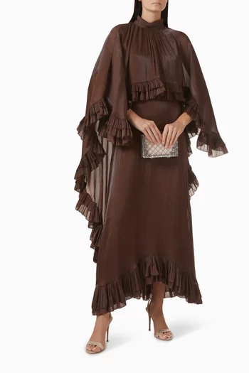 فستان بكاب غير متماثل