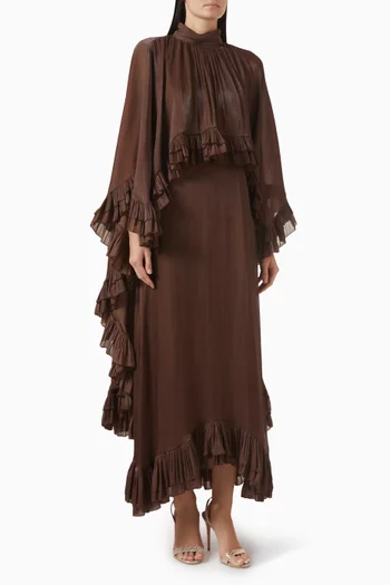 فستان بكاب غير متماثل