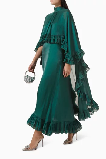 فستان بكاب غير متماثل