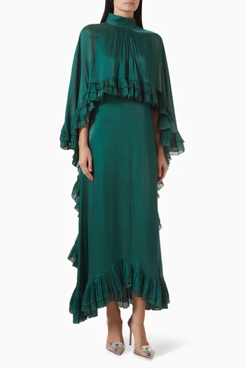 فستان بكاب غير متماثل