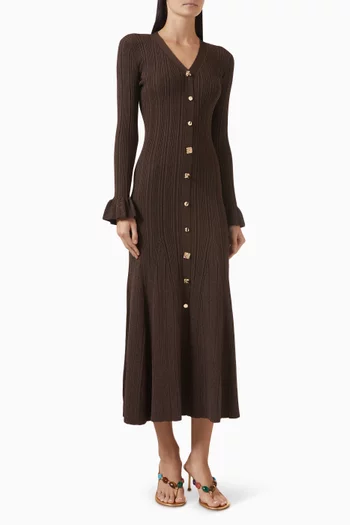 فستان متوسط الطول