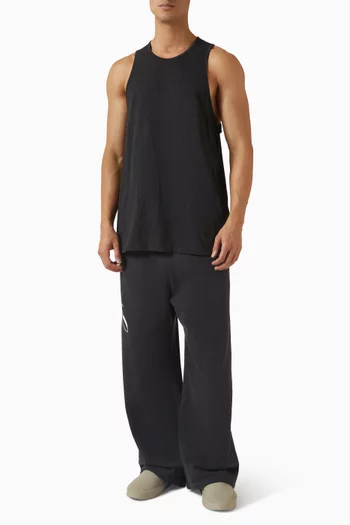 Embroidered Essentials Tank Top in Cotton-blend