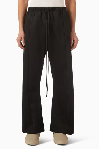 Flare Pants in Suede Fleece