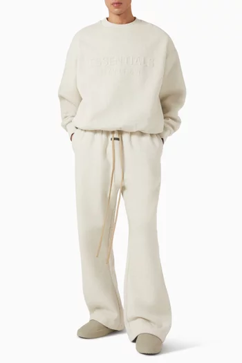 Flare Sweatpants in Cotton-blend Fleece