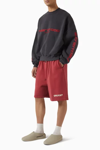 Chicago Cropped Sweatshirt in Cotton-fleece