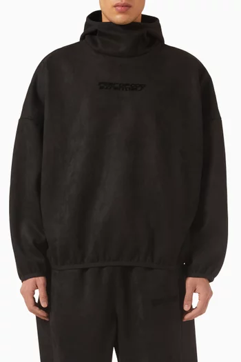 Modern Hoodie in Suede Fleece