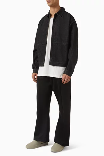 Full Zip Work Jacket in Denim