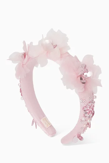 طوق رأس زهراء بتصميم مرصع